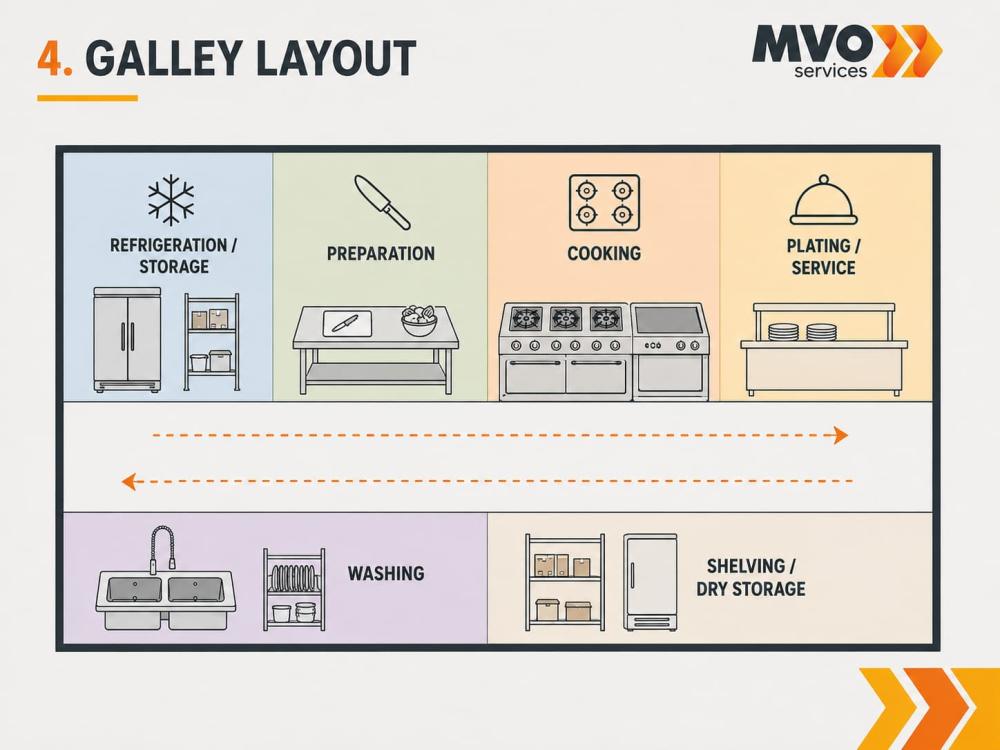 galley kitchen layout design